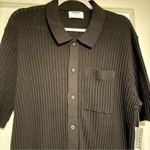 Old Navy NWT men’s knit button down shirt